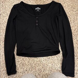 Hollister Black Long Sleeve Tee
